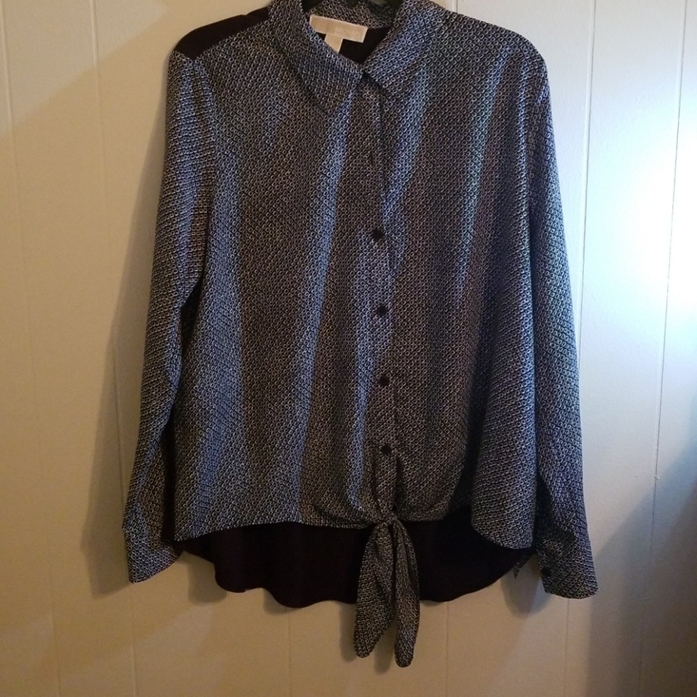 Michael Kors navy blouse